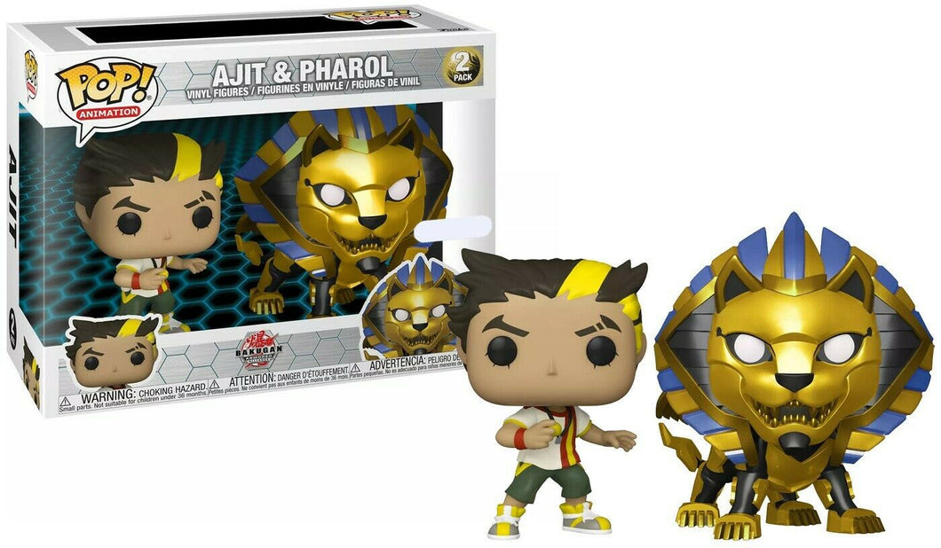 BAKUGAN - Ajit and Pharol 2 Pack Funko Pop!