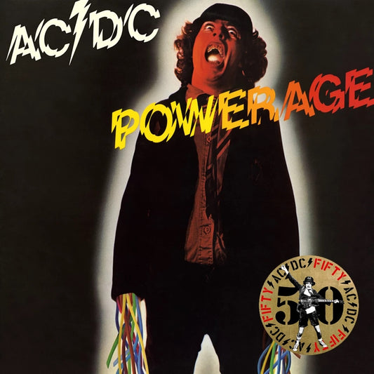 AC/DC - Powerage 50th Anniversary Special Edition Gold Coloured Vinyl Album