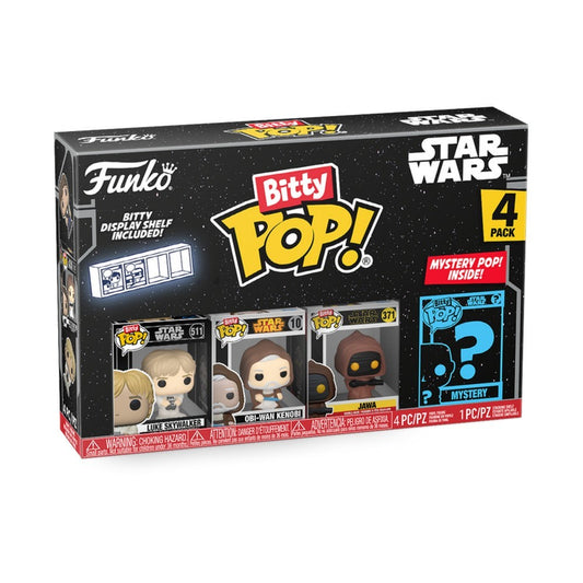 STAR WARS - Luke Skywalker Bitty Funko Pop! 4 Pack