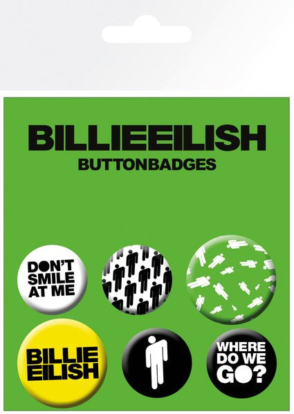 BILLIE EILISH - Stickman Badge Pack