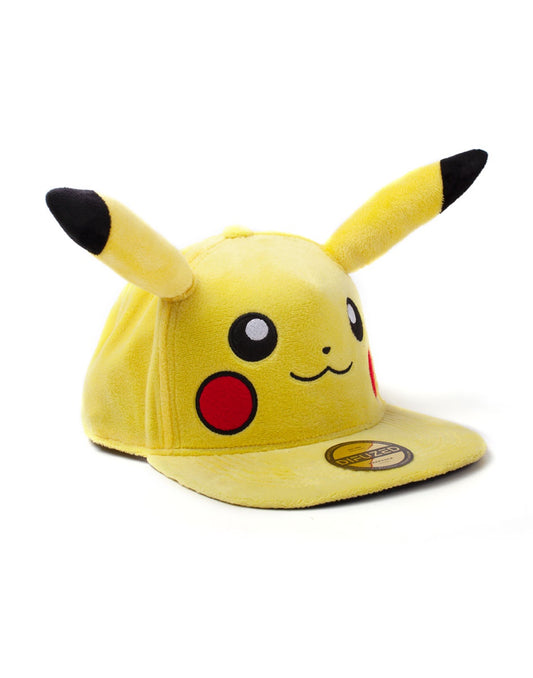 POKEMON - Pikachu Plush Snapback Cap