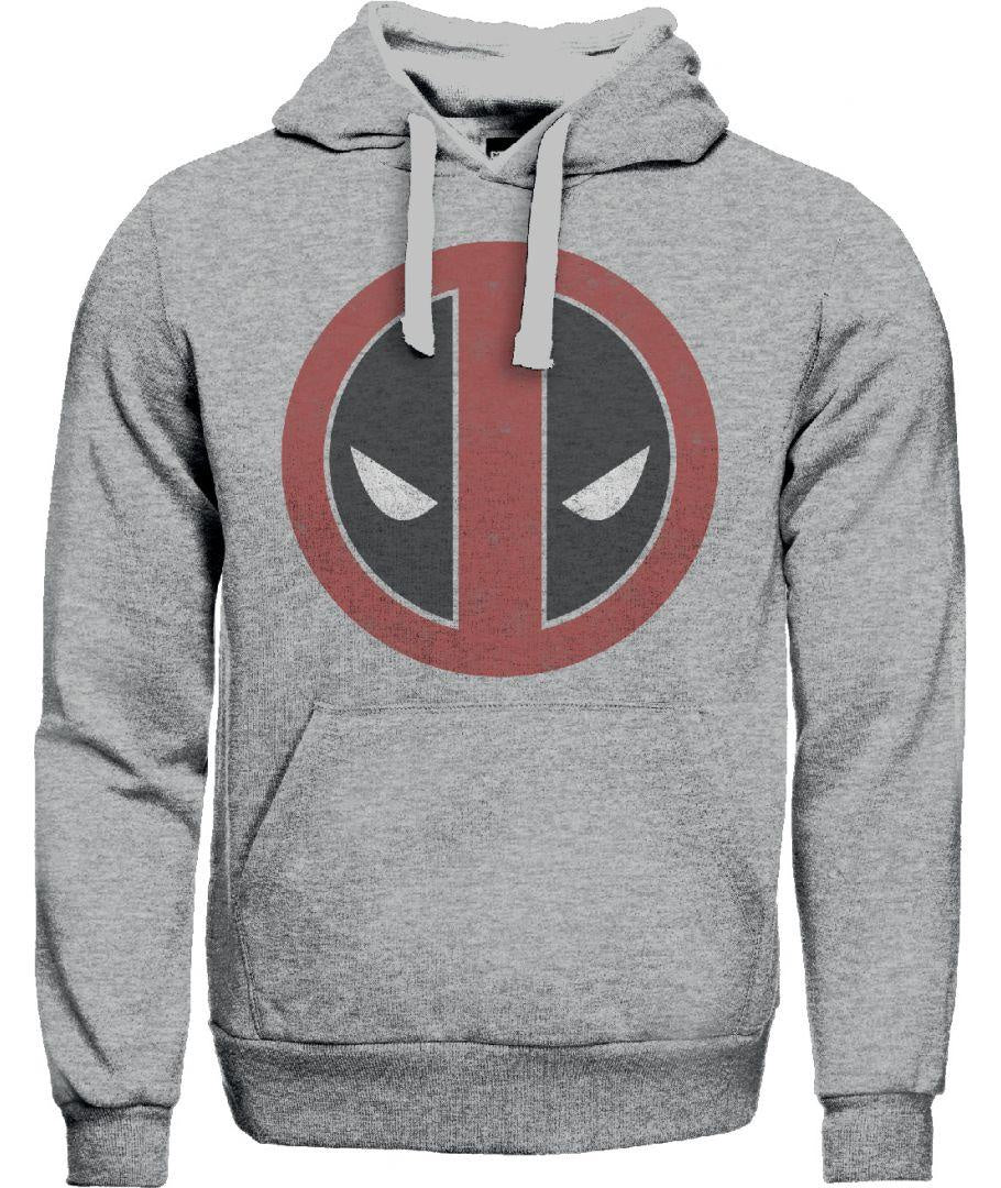 MARVEL - Deadpool Distressed Logo Hoodie