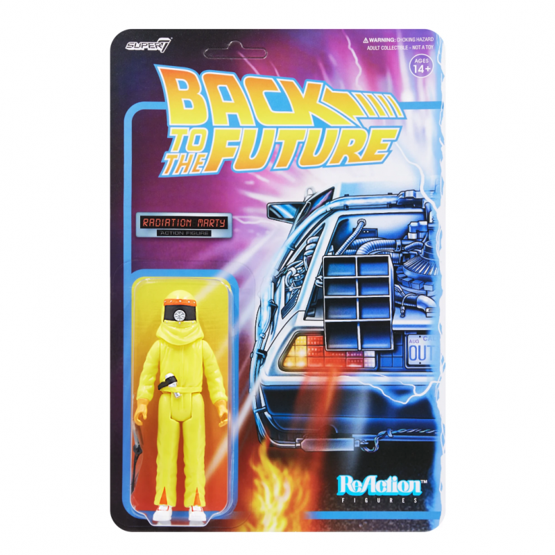 BACK TO THE FUTURE - Marty (Radiation Suit) ReAction Figure