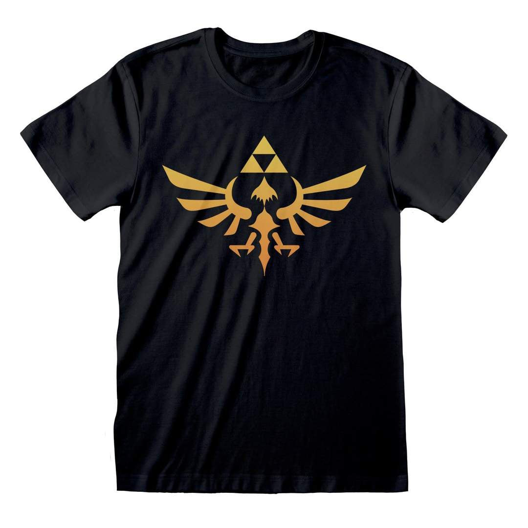 ZELDA Hyrule Logo T-Shirt with Triforce emblem