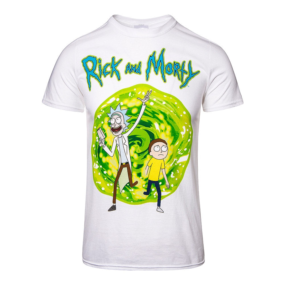 RICK AND MORTY - Portal White T-Shirt