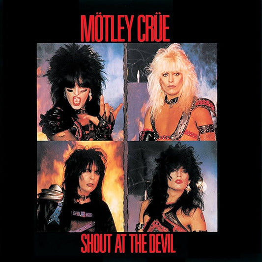 MOTLEY CRUE - Shout At The Devil 40th Anniversary Red & Black Vinyl Album