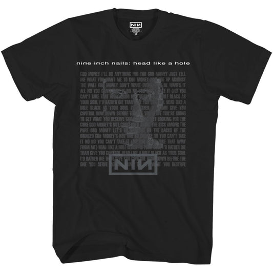 NINE INCH NAILS - Head Like A Hole T-Shirt