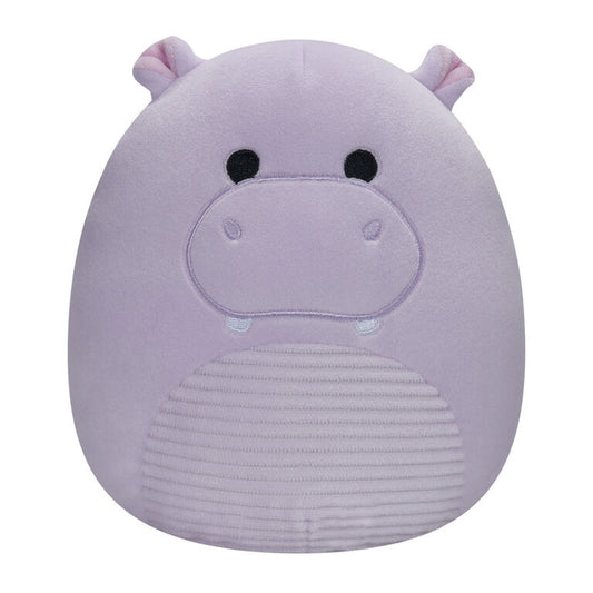 SQUISHMALLOW - Hanna The Purple Hippo With Corduroy Belly 7.5" Plush