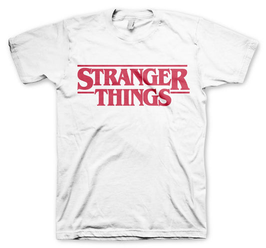 STRANGER THINGS - Logo White T-Shirt