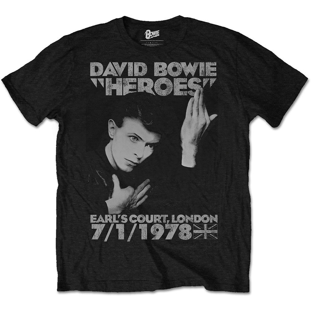 DAVID BOWIE - Heroes Earls Court T-Shirt