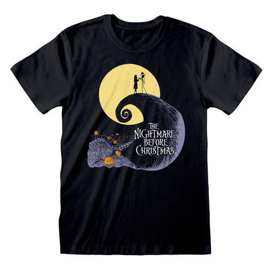 Silhouette T-Shirt with 'Nightmare Before Christmas' theme design