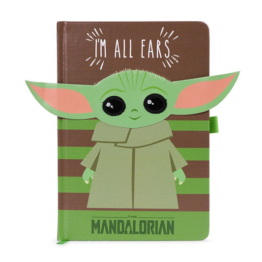 STAR WARS : MANDALORIAN - I'm All Ears Green A5 notebook