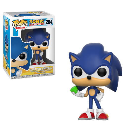 SONIC - Sonic with Emerald #284 Funko Pop!