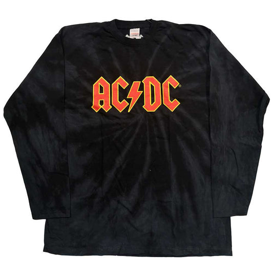 AC/DC - Dip-Dye Logo Long Sleeve T-Shirt