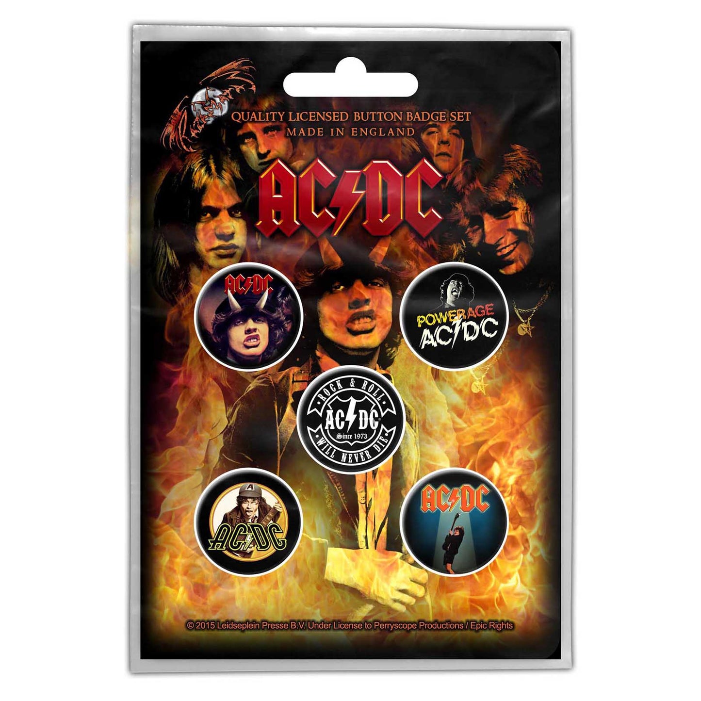 AC/DC - Highway To Hell Badge Pack