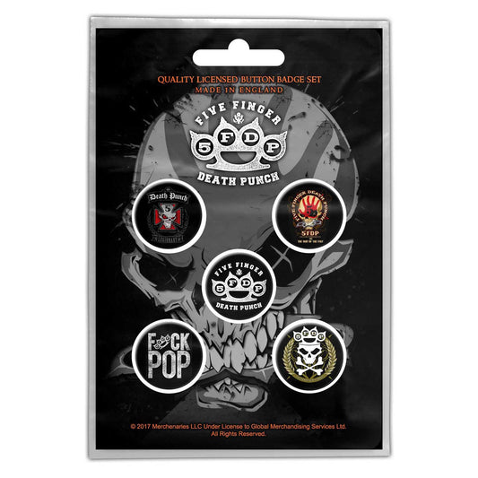 FIVE FINGER DEATH PUNCH - Logo's Badge Pack