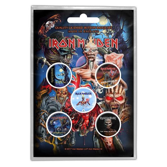 IRON MAIDEN - Later Albums Badge Pack