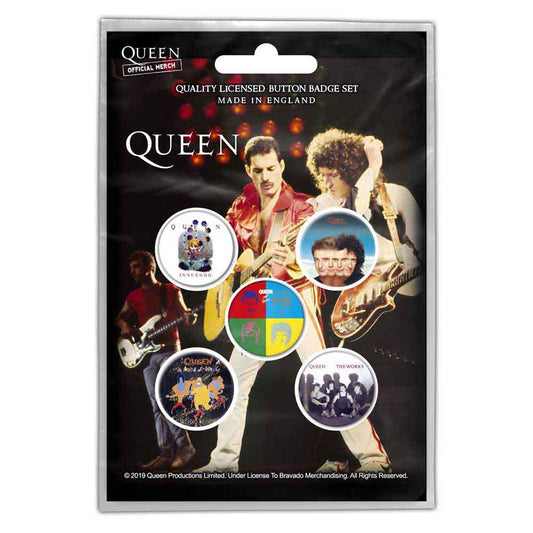 QUEEN - Later Albums Badge Pack