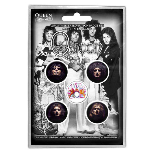 QUEEN - Faces Badge Pack