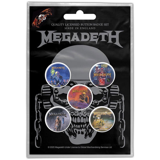 MEGADETH - Badge Pack