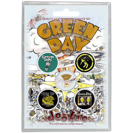 GREEN DAY - Dookie Badge Pack