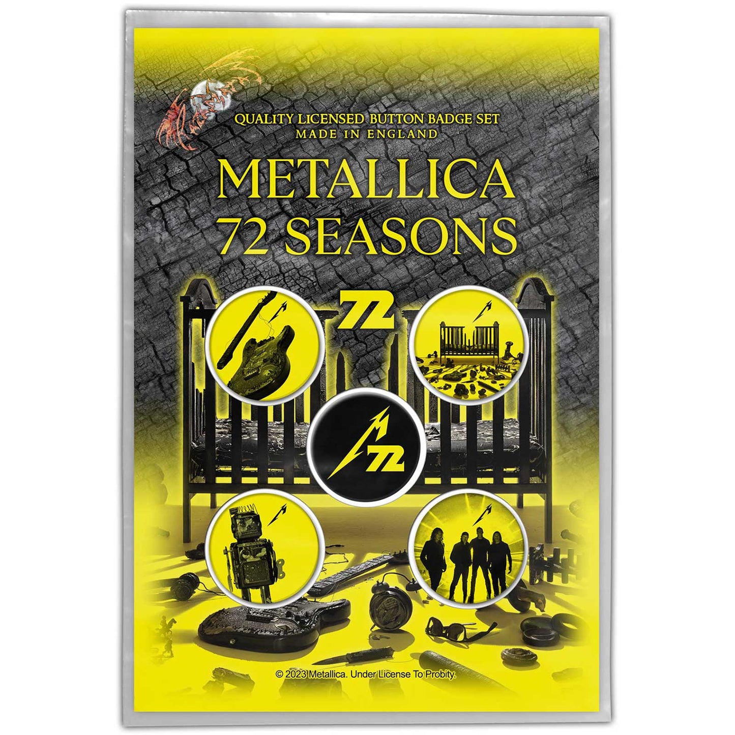 METALLICA - 72 Seasons Badge Pack