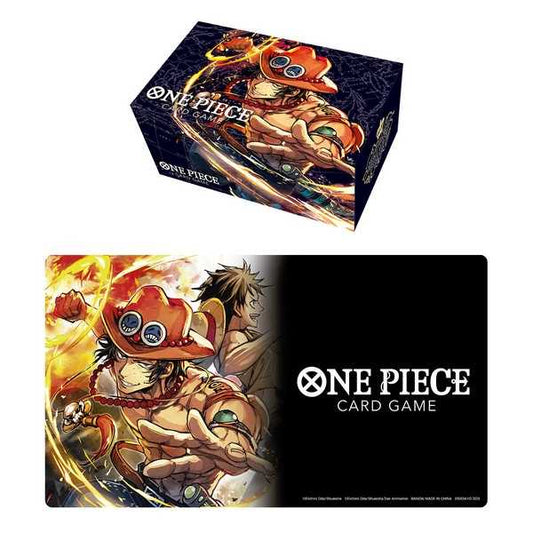 ONE PIECE - Portgas. D. Ace Playmat & Storage Box Set