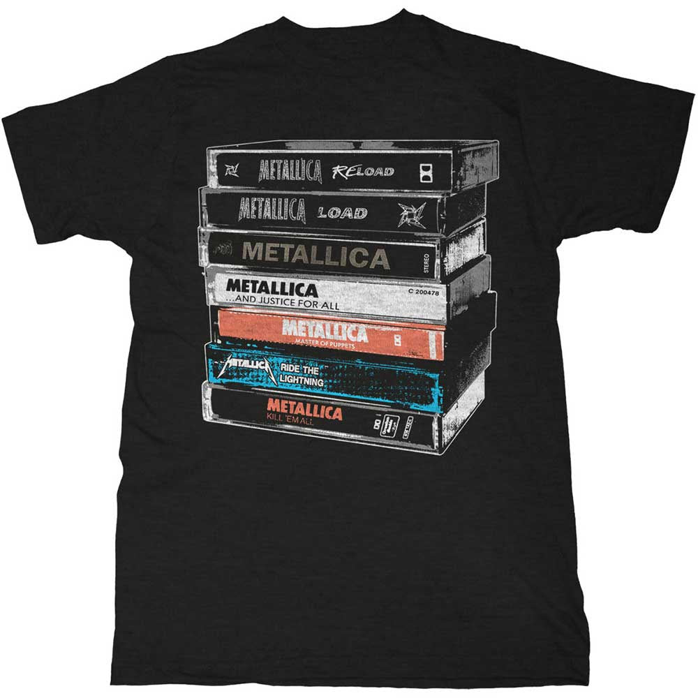 METALLICA - Cassette Black T-Shirt