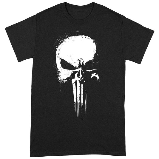 MARVEL : PUNISHER - Paint Spray Skull T-Shirt