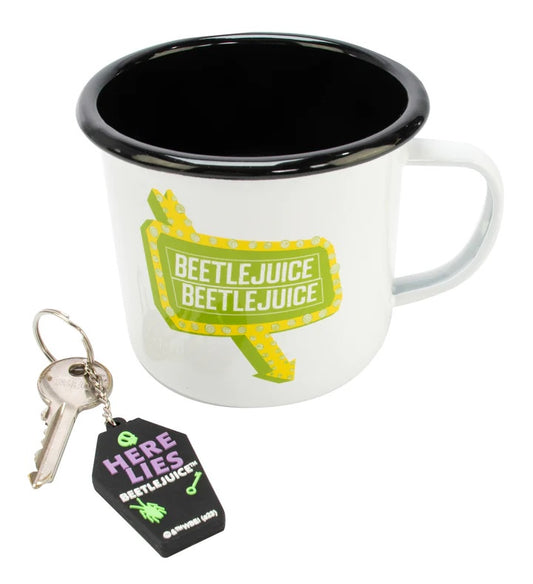 BEETLEJUICE - Enamel Mug & Keyring Set