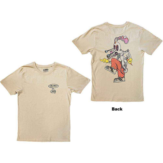 BLINK 182 - Roger Rabbit Back Print T-Shirt