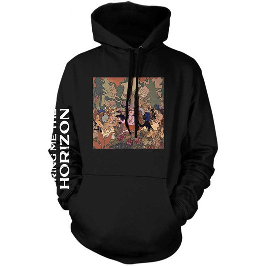 BRING ME THE HORIZON - Post Human Survival Horror Cover Sleeve Print Pullover Hoodie