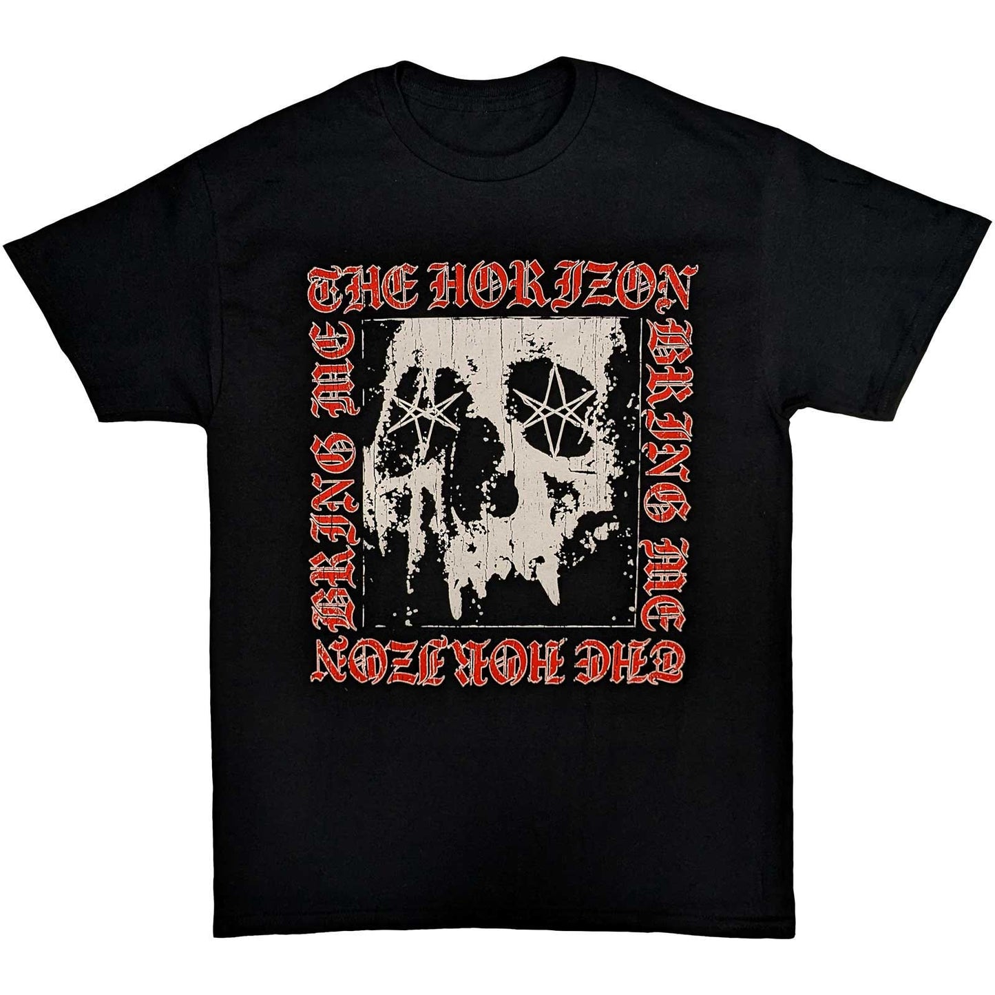 BRING ME THE HORIZON - Metal Logo Skull T-Shirt