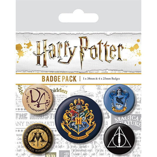 HARRY POTTER - Hogwarts Badge Pack