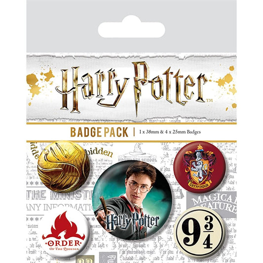 HARRY POTTER - Core Gryffindor Badge Pack