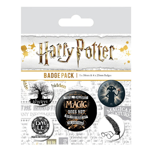HARRY POTTER - Deathly Hallows Symbols Badge Pack