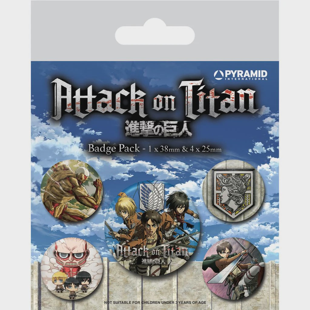 ATTACK ON TITAN - S3 Badge Pack