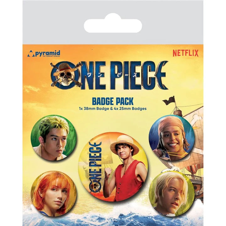 ONE PIECE - Straw Hats Live Action Badge Pack