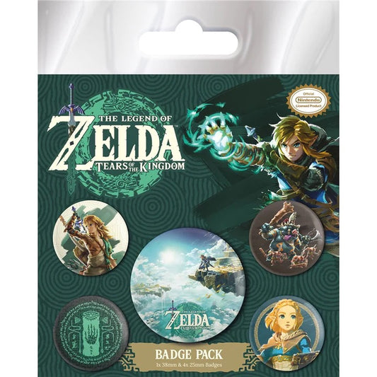 ZELDA : TEARS OF THE KINGDOM -  Hyrule Skies Badge Pack