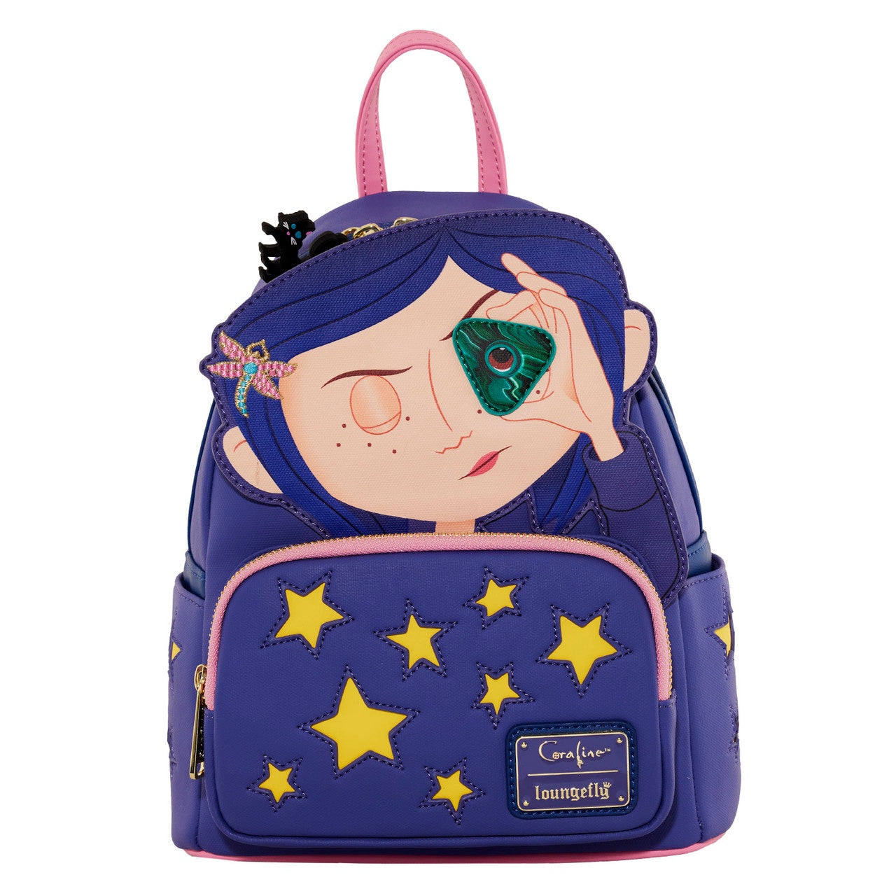 LOUNGEFLY : CORALINE - Coraline Stars Mini Backpack