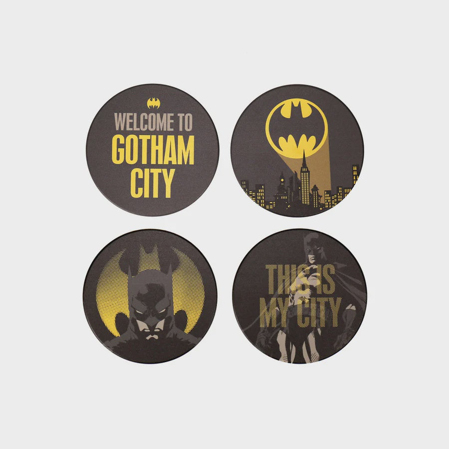DC COMICS - Batman Gotham Set of 4 Ceramic Coasters