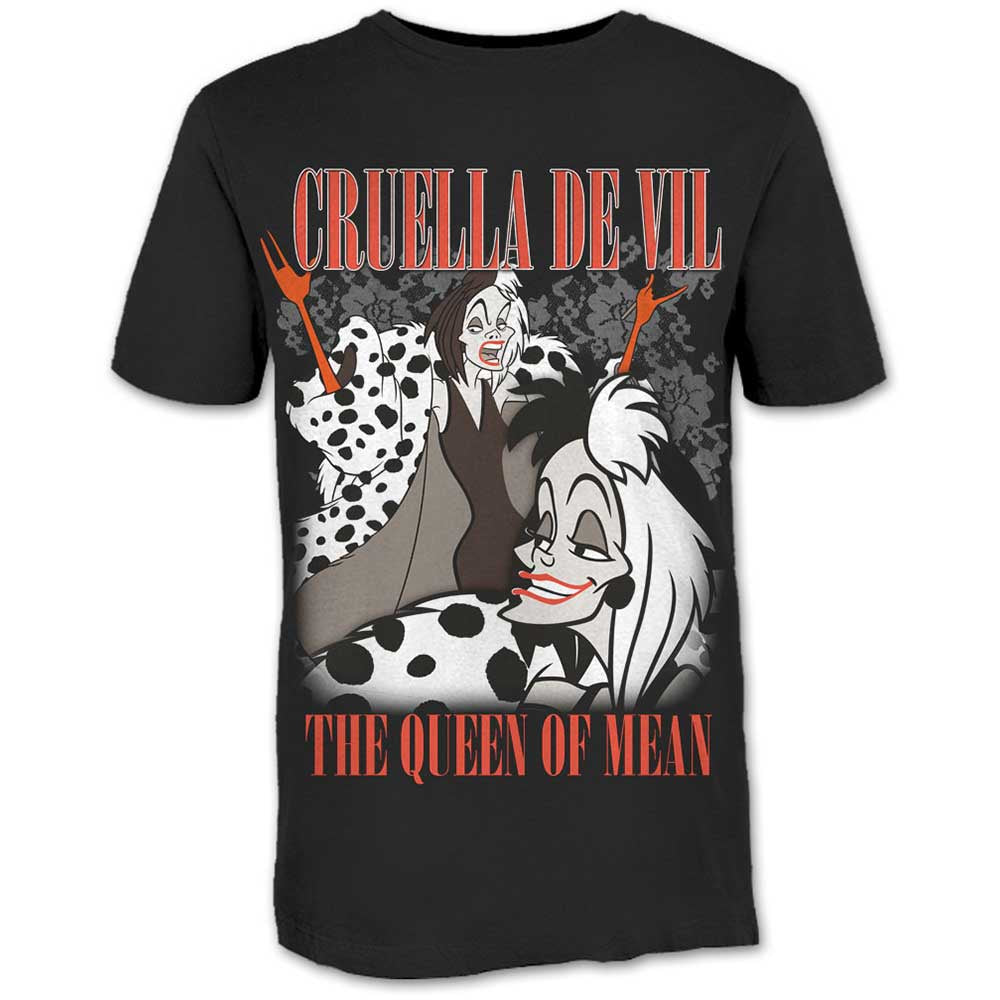 DISNEY : 101 DALMATIONS - Cruella Homage T-Shirt
