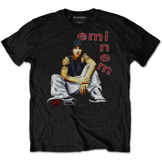 T-shirt with 'EMINEM - Letters' design printed on the front