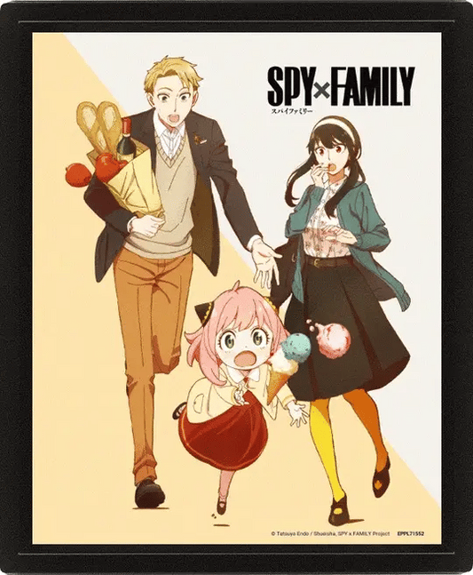SPY X FAMILY - Cool Vs Family 3D Lenticular Framed Print