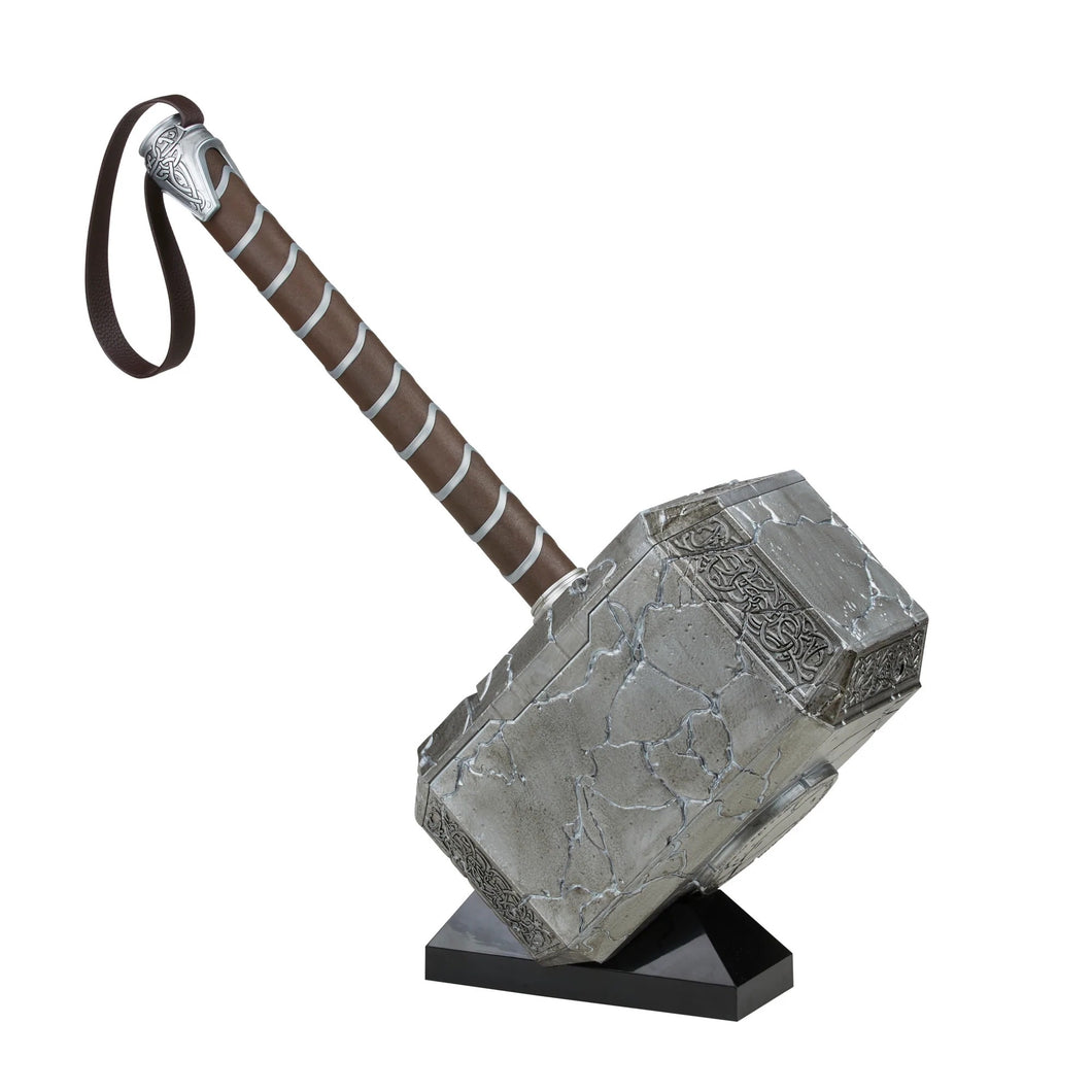 MARVEL : THOR LOVE AND THUNDER - Mjolnir Hasbro Marvel Legends Electronic Hammer Replica
