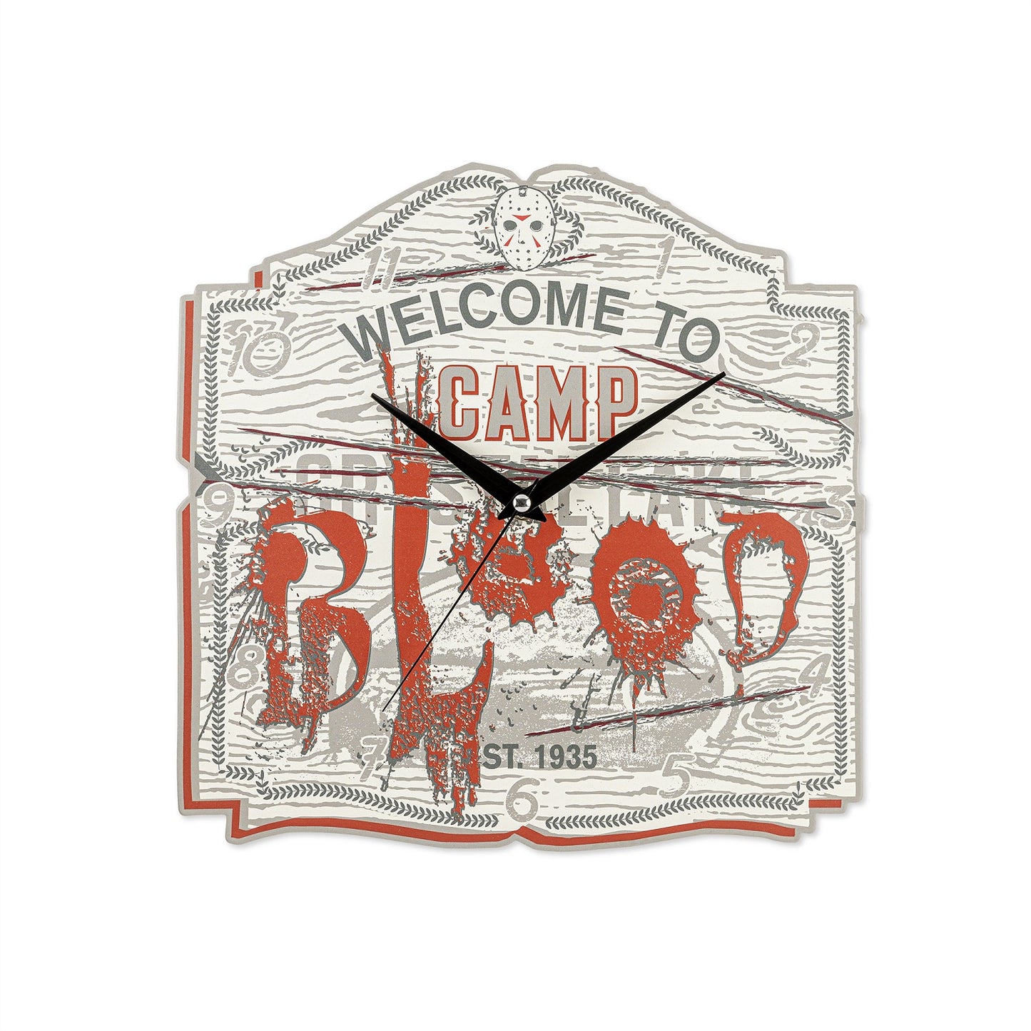 FRIDAY THE 13TH - Welcome To Camp Blood Wall Clock
