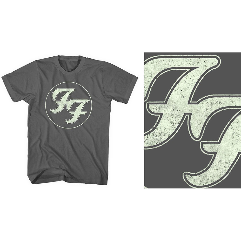 FOO FIGHTERS - Logo in Gold Circle T-Shirt