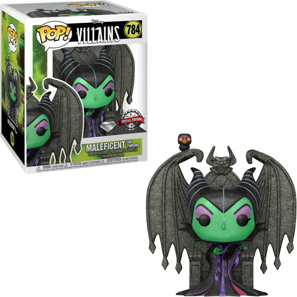 DISNEY : VILLAINS - Maleficent On Throne (Diamond) #784 Exclusive Funko Pop!