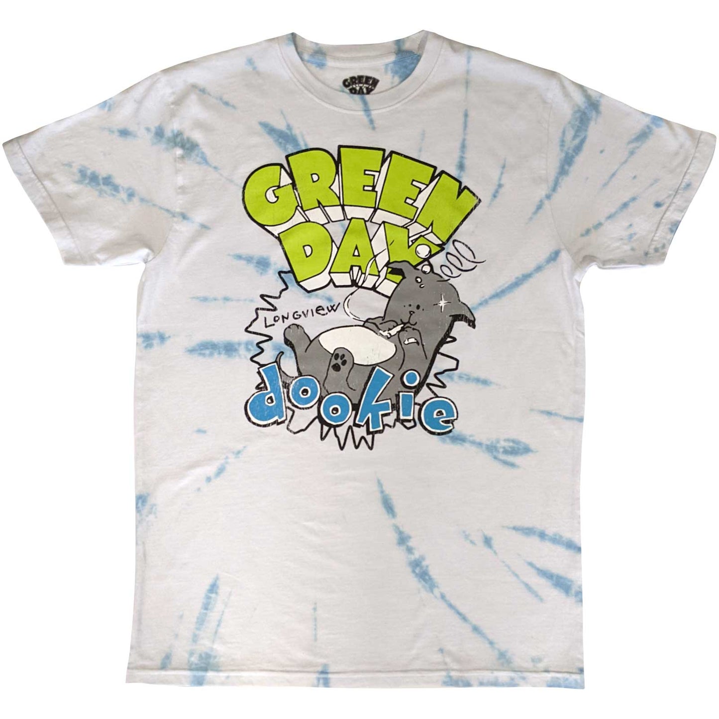GREEN DAY - Dookie Longview Tie-Dye T-Shirt