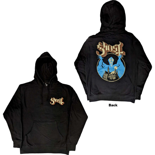 GHOST - Pocket Logo & Opus Back Print Hoodie